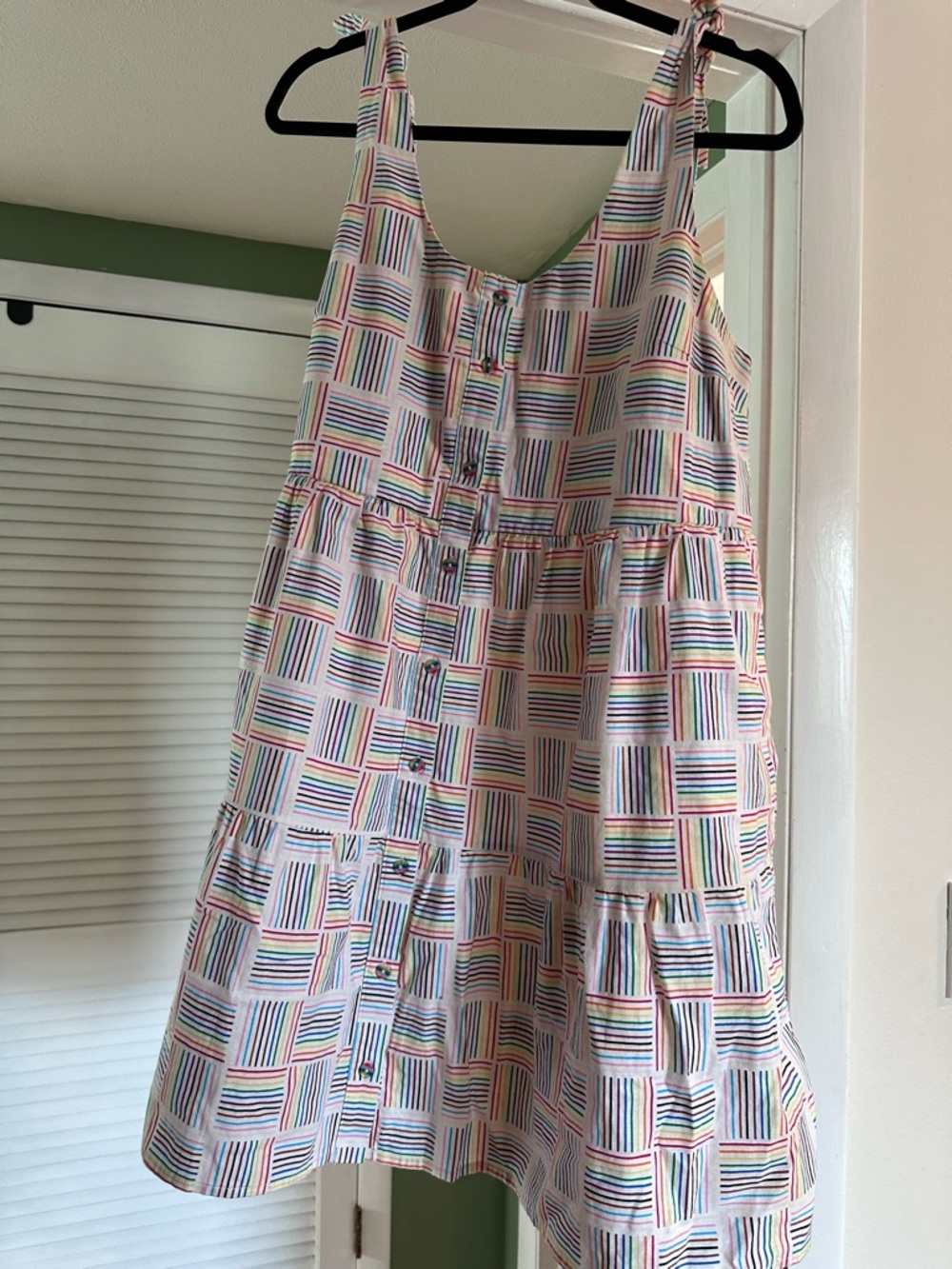 Sleeveless Tiered Cotton Pride Sundress